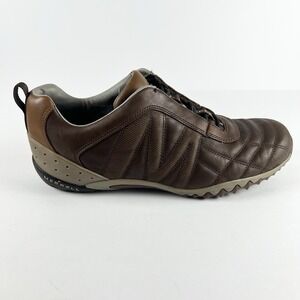 MERRELL RACER Shoe Mens Size 9 US  8.5 UK Mid Brown Performance Lace Up Trail